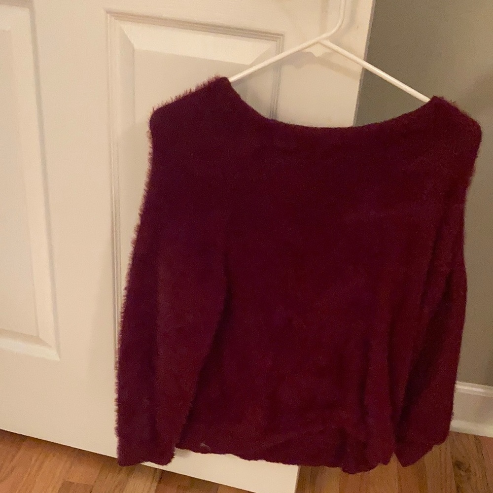 Wine colored sweater